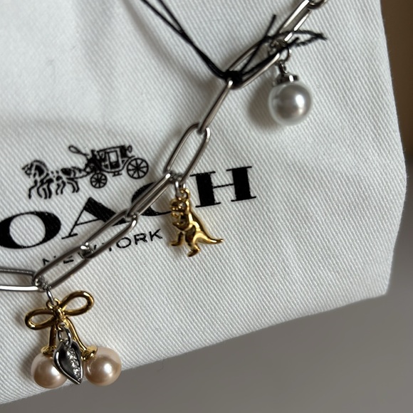 Coach Kisslock Cherry Charm Bracelet - Picture 7 of 7